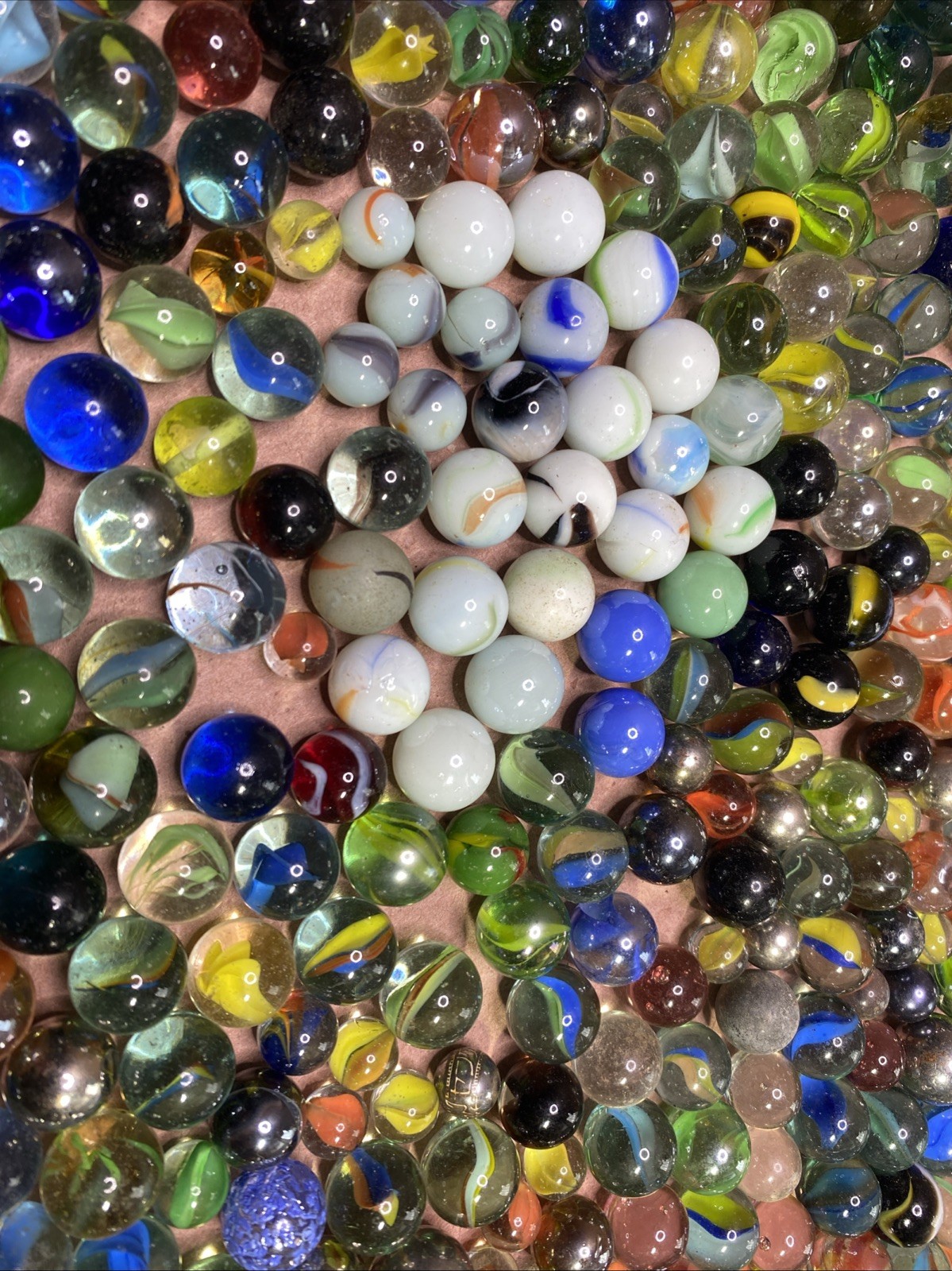 Vintage Marbles Assorted Lot (350 Pieces)