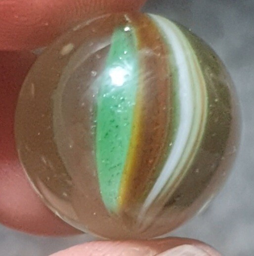 3/4″ Killer European Sparkler Bombarded Aventurine 1950/1960 Vintage Marbles MM