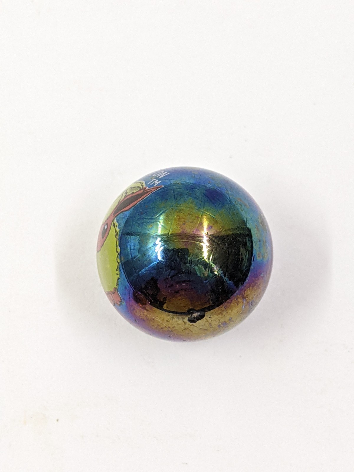 Pokemon Flareon 136 Collector Marble Vintage Holographic Holo Glass Toy Biz 2000