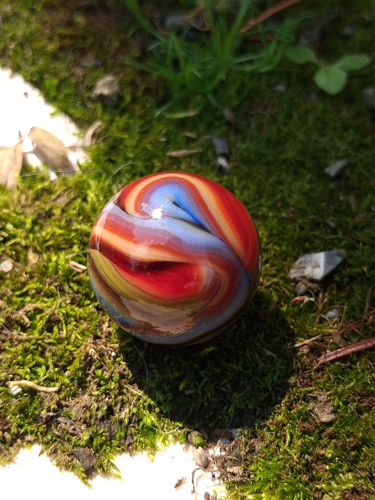 JABO/DAS Translucent Swirl Marble Size .72 Mint
