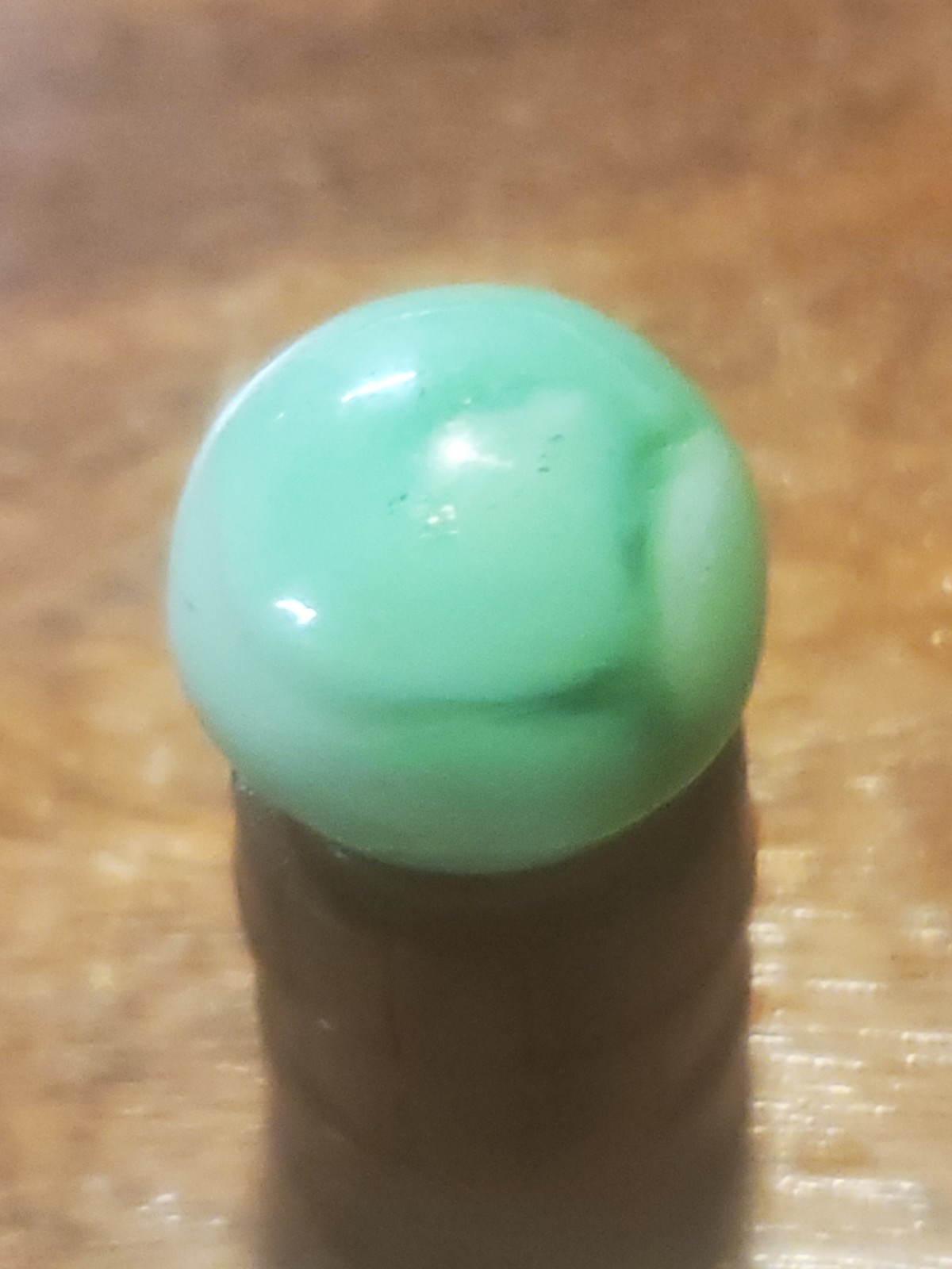 ‘C’s’ Vintage Christiansen Agate Glass Slag Type Marble ‘9’ NM+ 1920’s,30’s