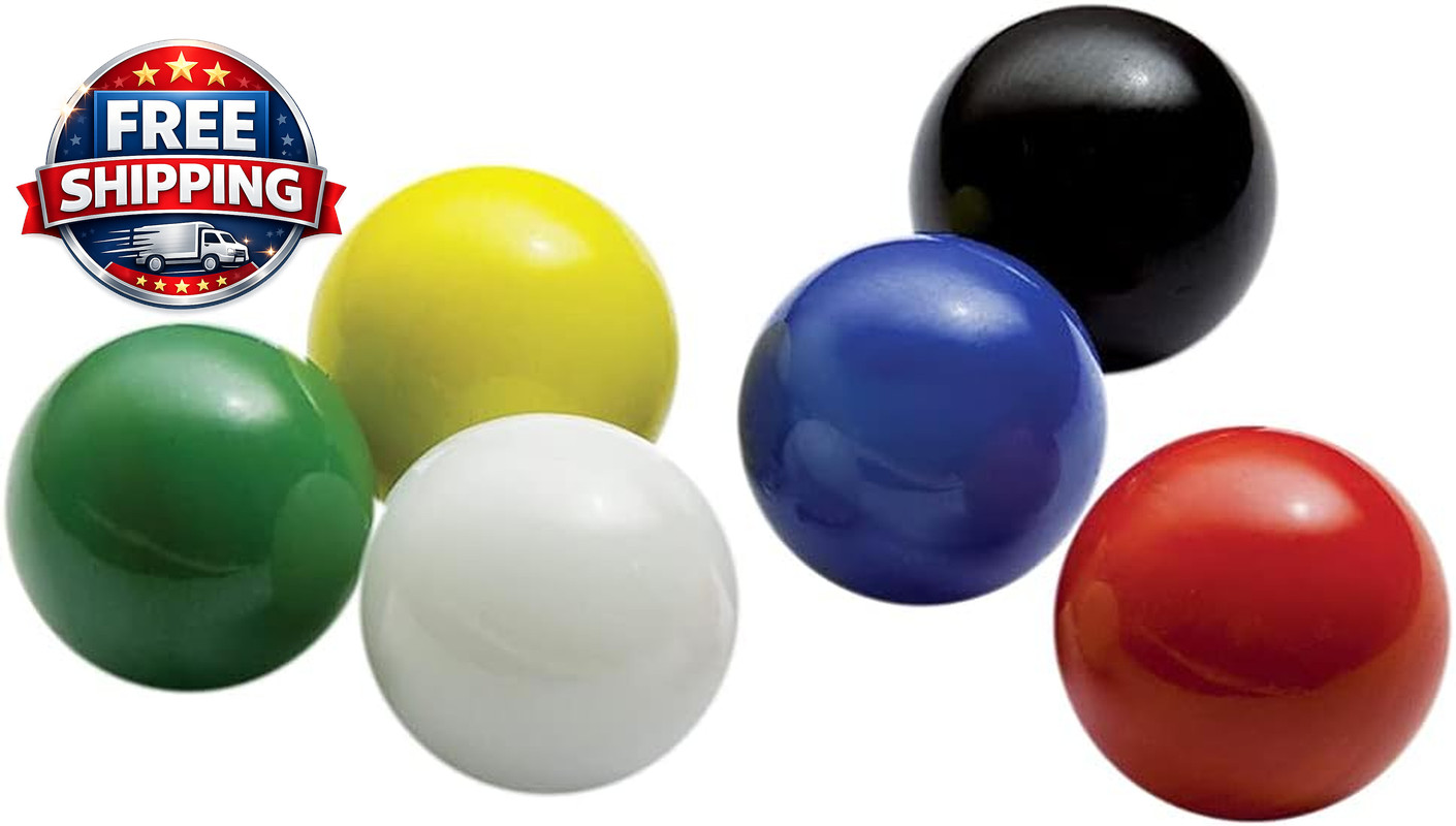 Mega 14mm Solid Glass Marbles – 60 Pieces for Chinese Checkers & More