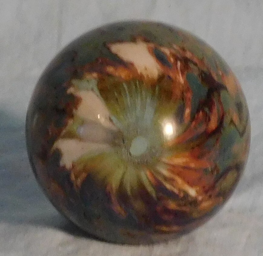 Contemporary Handmade Marble, 1 13/16″ Diameter, #9251G