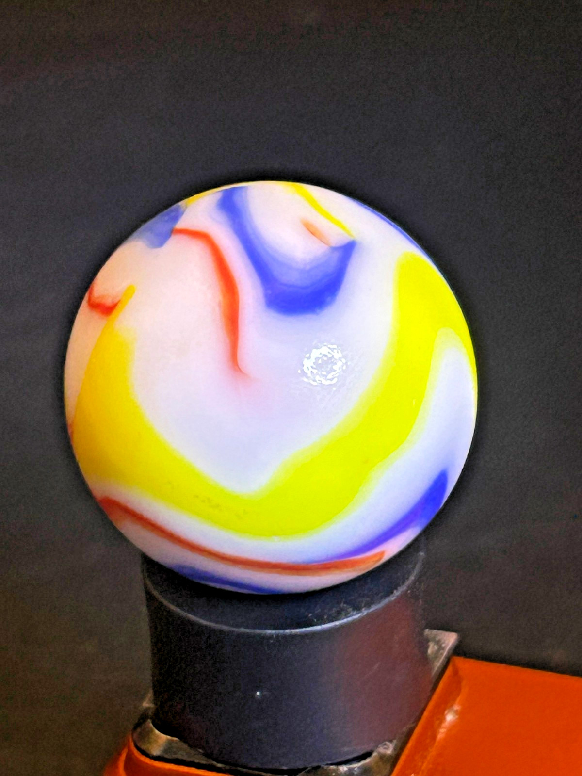 Christensen Agate CAC Swirl Marble Multi-Color Ribbons UV+ .96″ Sh24