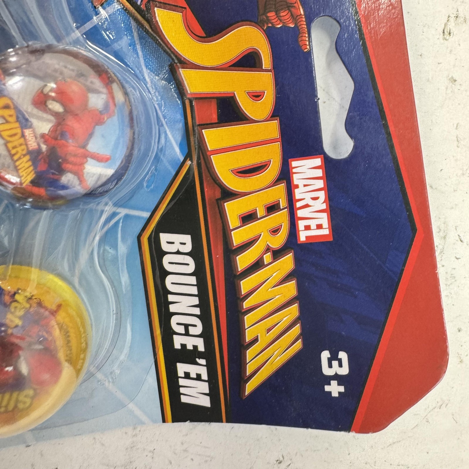 Marvel Spider-Man Hi-Bouncers 5 Pack Bounce Balls Kids Toy New Big Bounce 3+