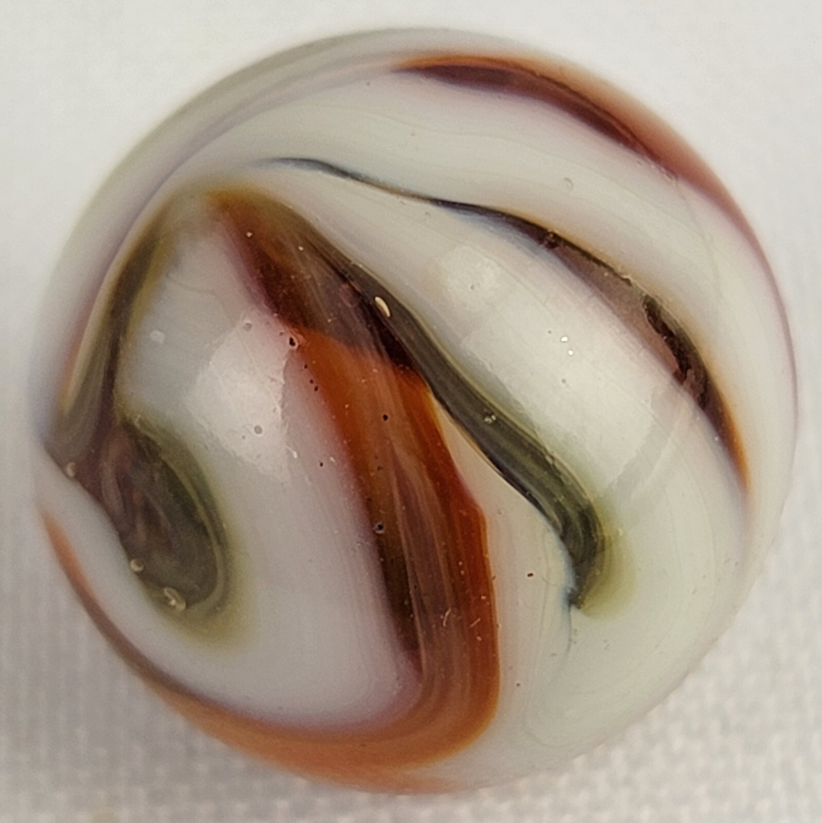 Alley Agate Vintage Marble Translucent Swirl Windows MINT Cadmium GLOW .70