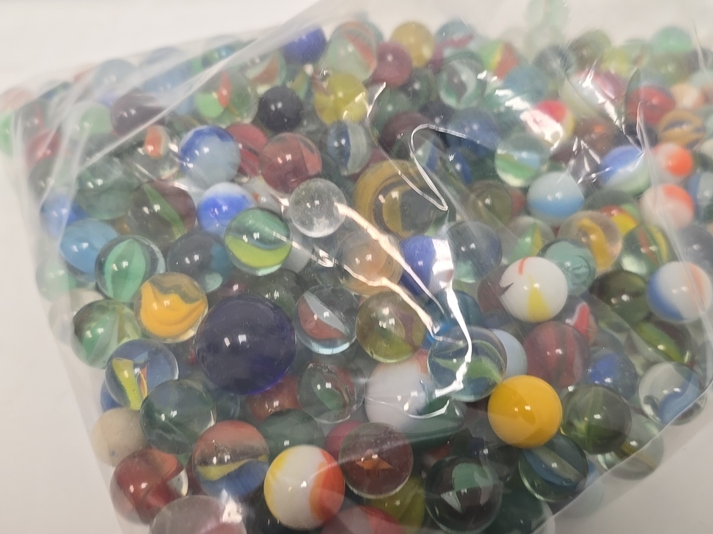 Vintage Marbles Mixed Lot 4 Pounds Mixed Lot Some Large. SEE PICTURES. AS IS