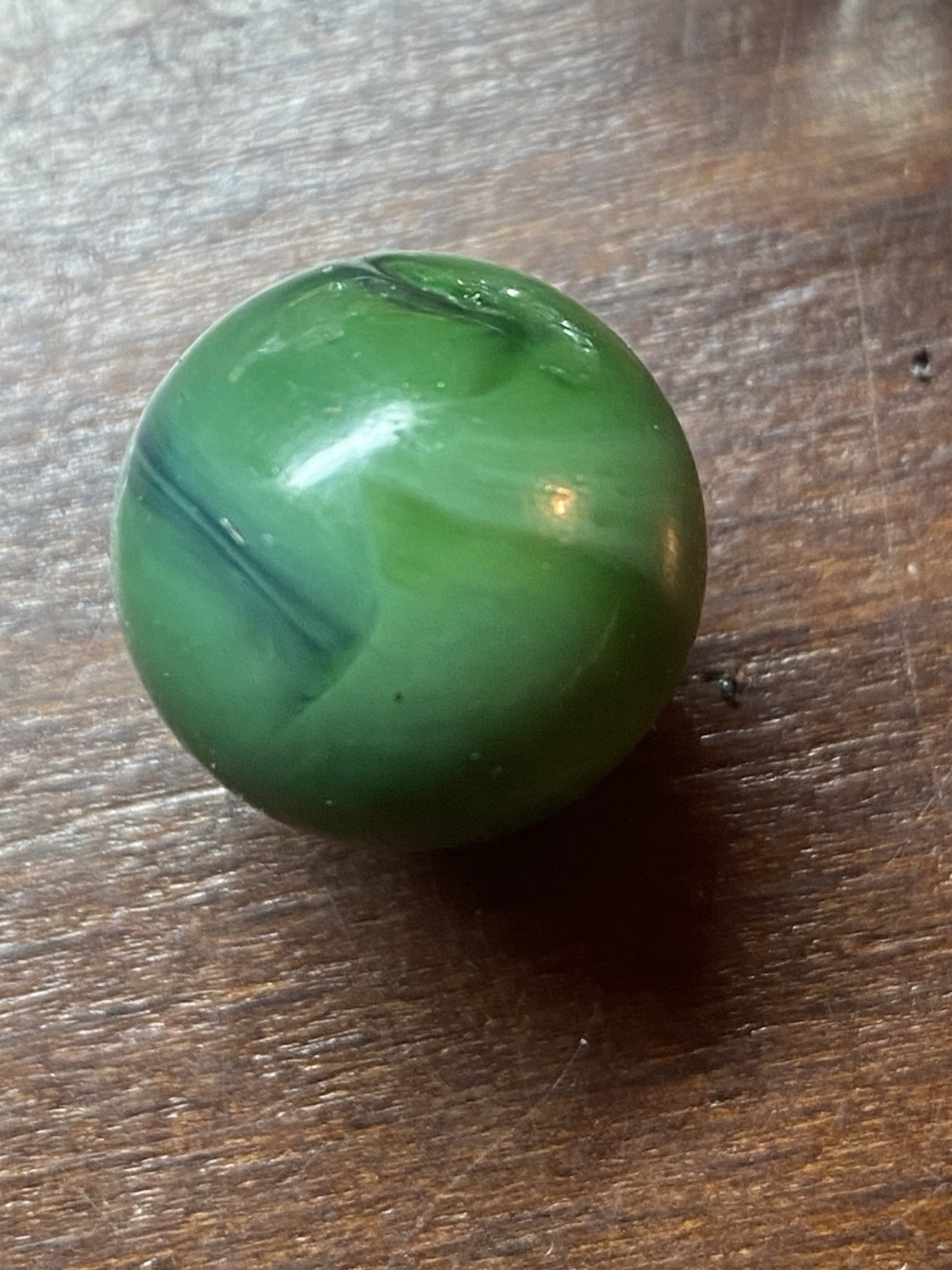 Peltier Miller Swirl Green Dragon Heavy Aventurine 17mm NM