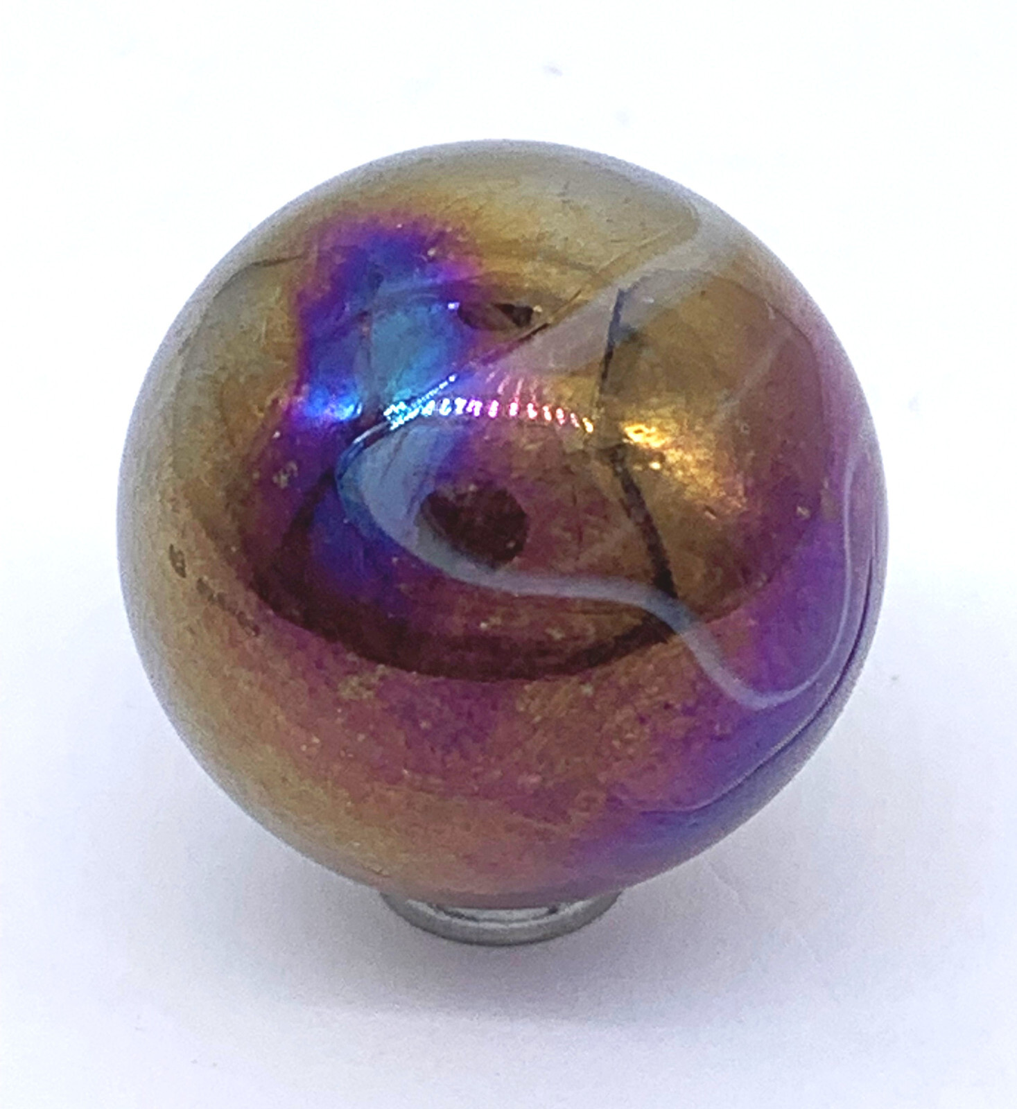 Single 25mm Octopus DC 1″ Shooter Glass Marbles Vacor 2002-07 RETIRED Iridescent