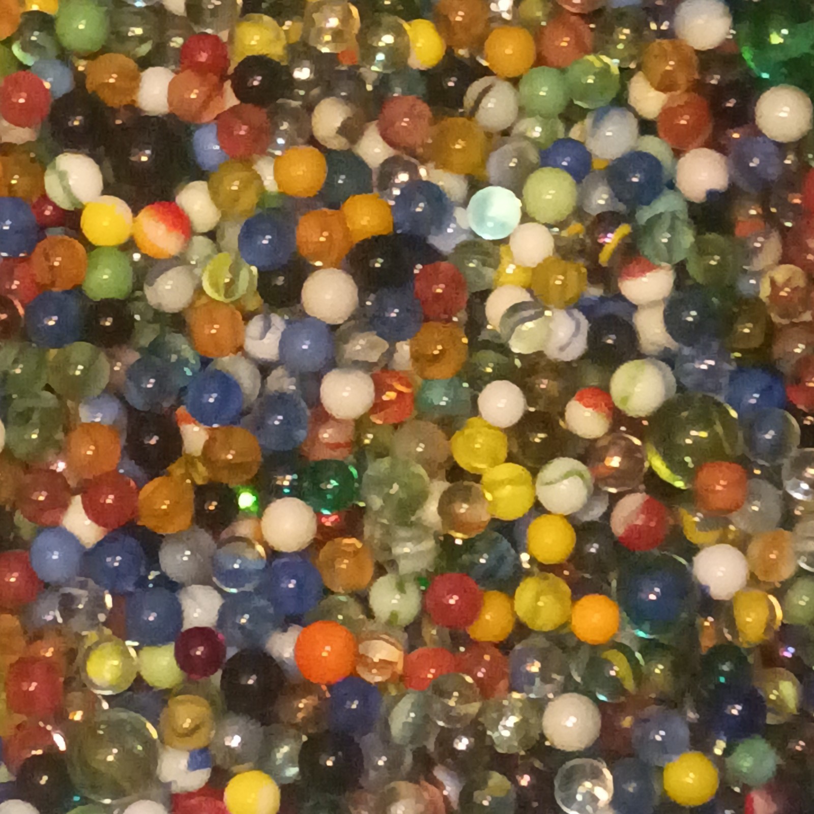 vintage marbles lot 100ct. Random pick from bin and trays/ vintage mix/NM-M##