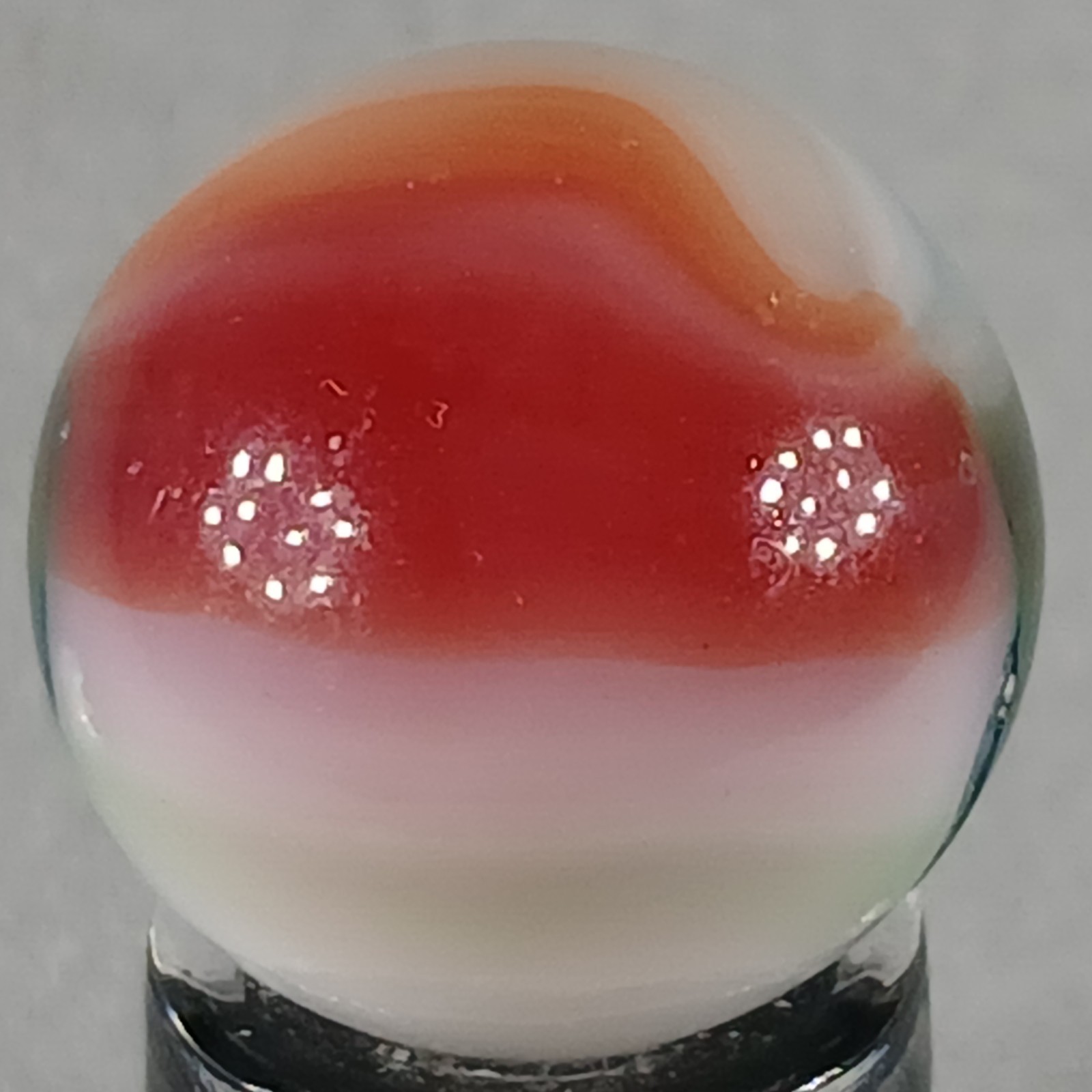 Vintage Vitro Tri-Lite Marble .61 Inches Near-Mint Condition Combined Shipping