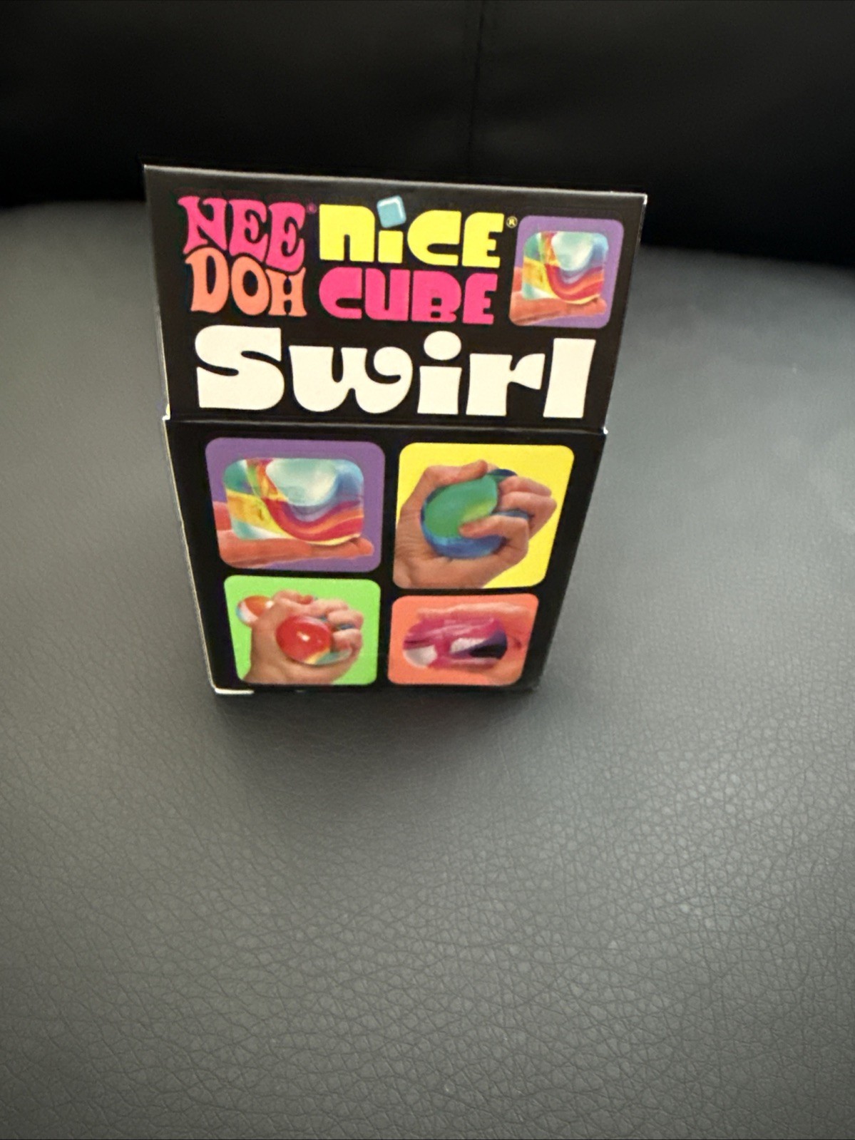 NeeDoh Nice Cube Swirl Purple AUTHENTIC Tik Tok Viral NEW SEALED SAME DAY SHIP