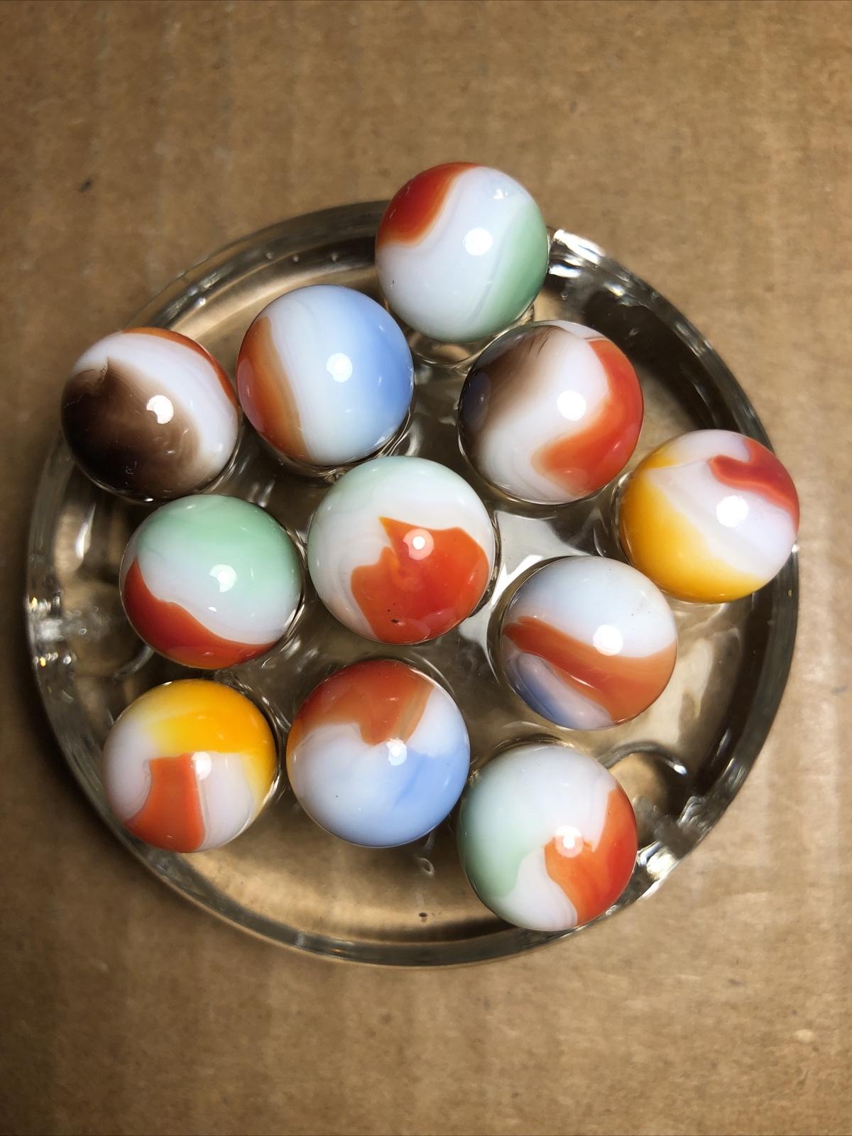 Vintage Marbles | Approximately 1/2″ | Lot Of 11 | Nice Patterns | Lot #35