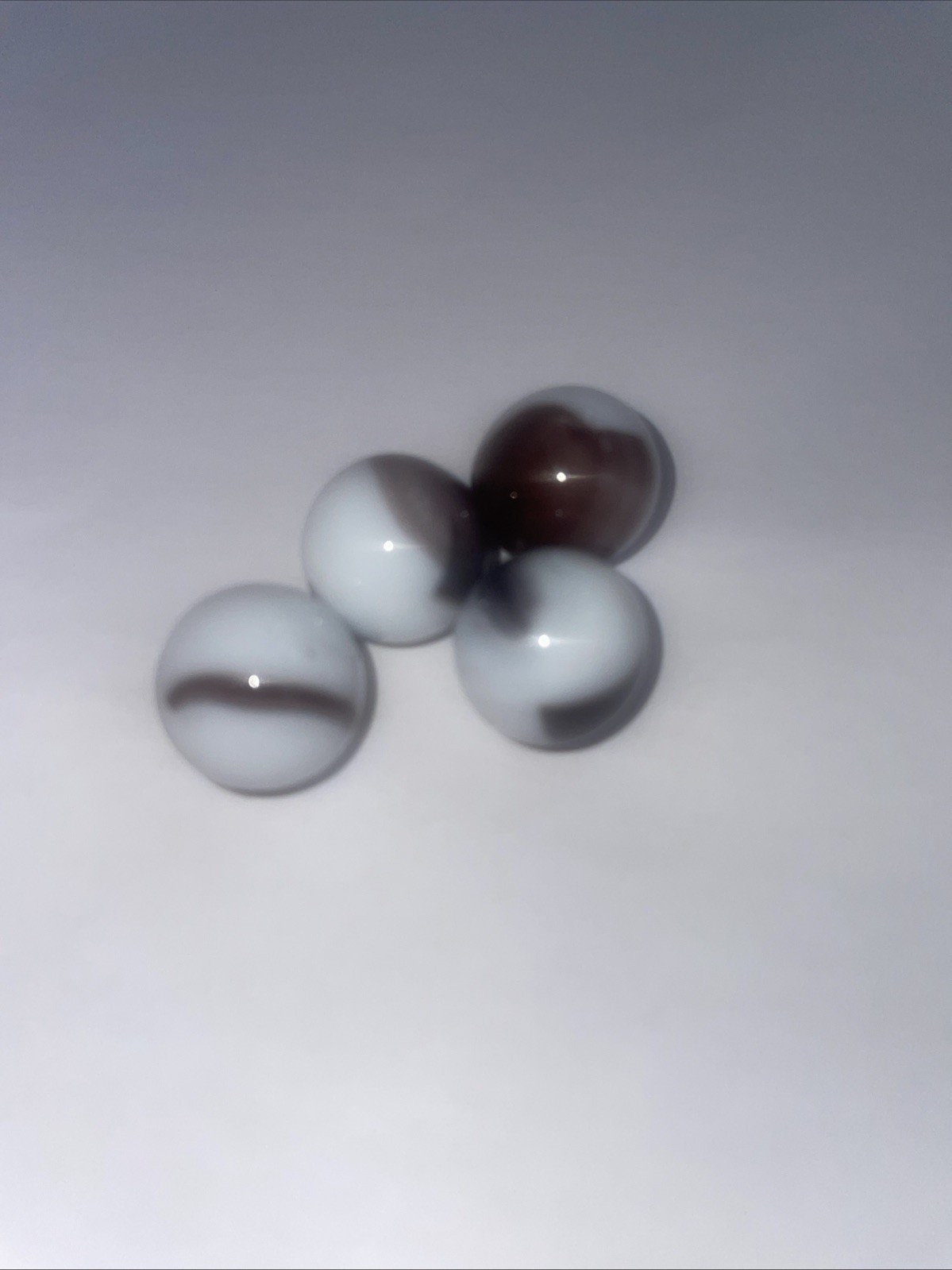 AKRO Agate Purple Prize Lot Of 4 Marbles