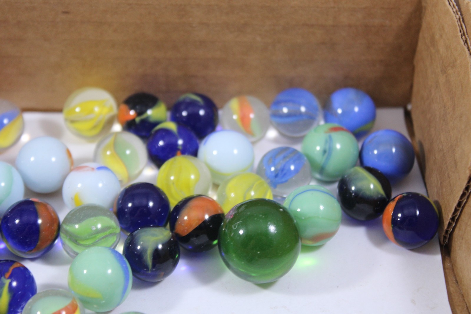 Vintage Marbles Lot 14oz – Mixed Lot – See pics