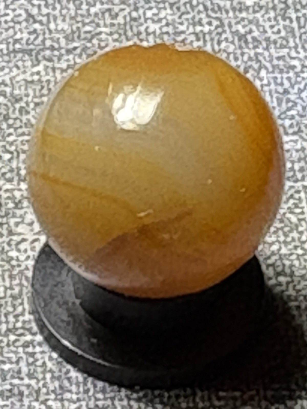 Vintage Faceted Handmade California Agate Marble .64”Tiny Fracture and Chip
