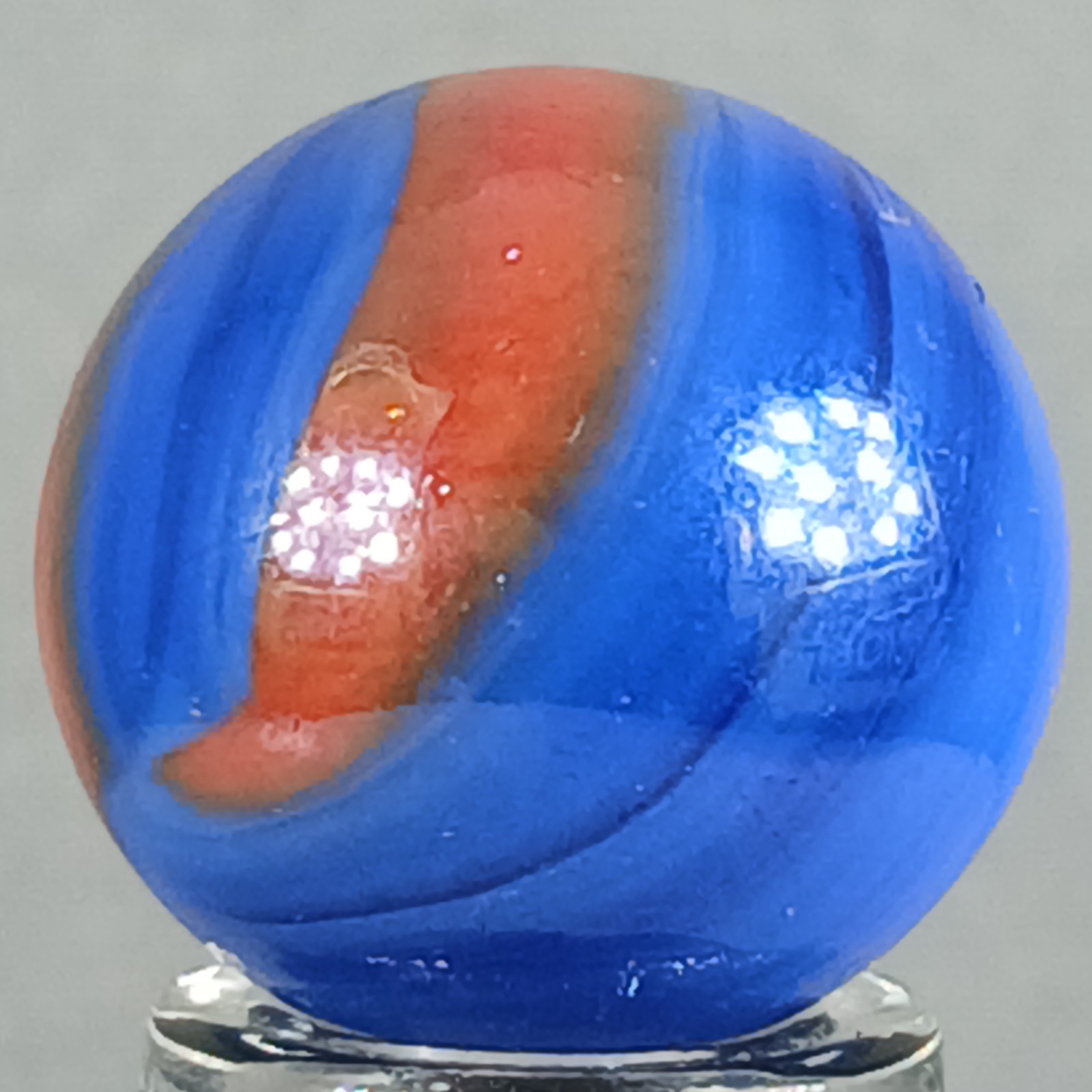 Vintage Imported Patch And Ribbon Marble .61 Inches Near-Mint Condition