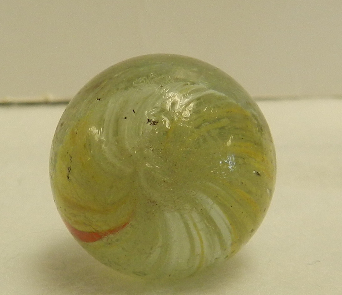 #18479m Bigger .87 Inches German Handmade Onionskin Style Shooter Marble