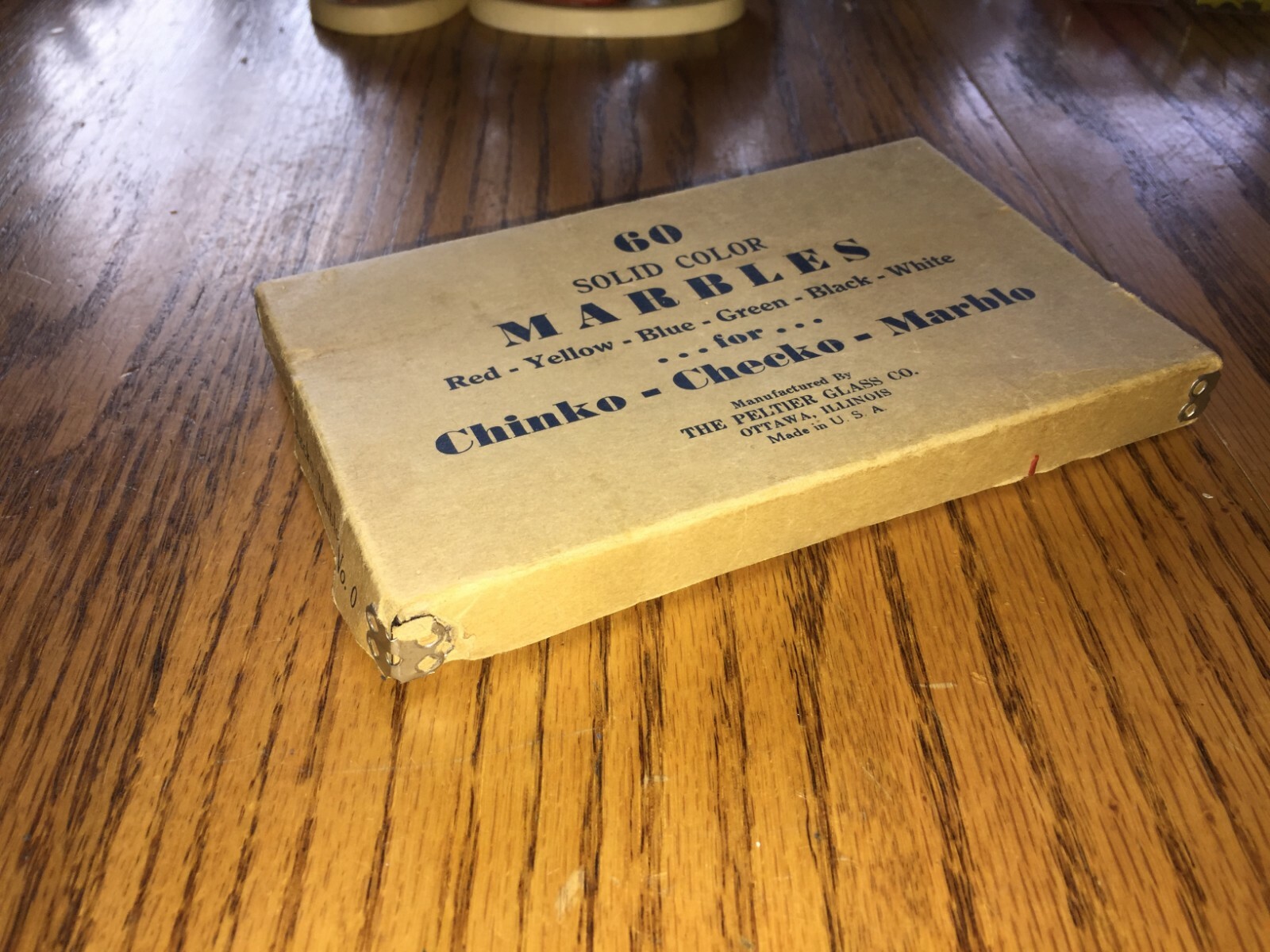 The Peltier Glass Co Ottawa Illinois 60 (58) Solid Color Marbles