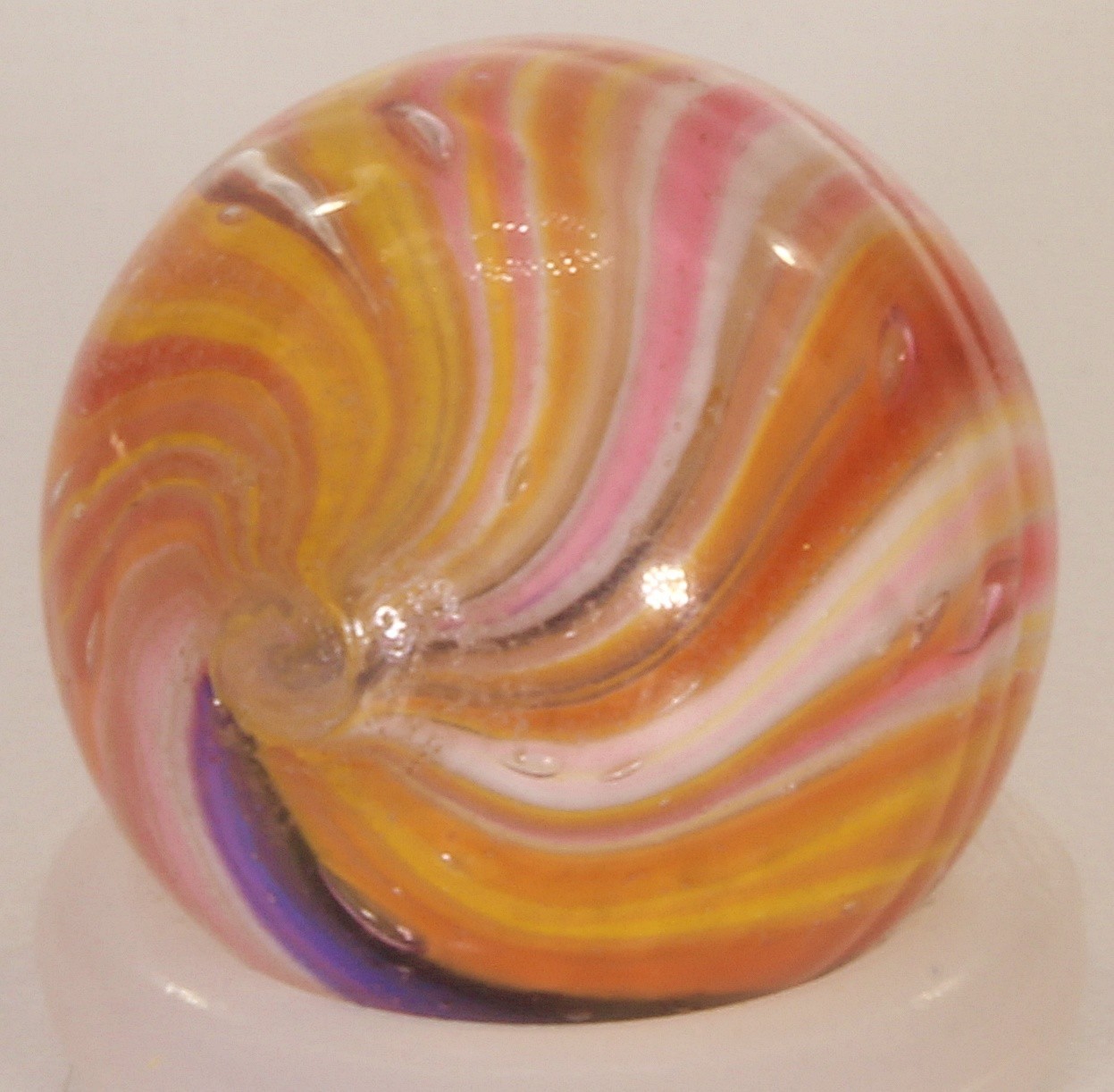 Antique German Joseph Coat Pee Wee Marble 7/16″+ Mint-