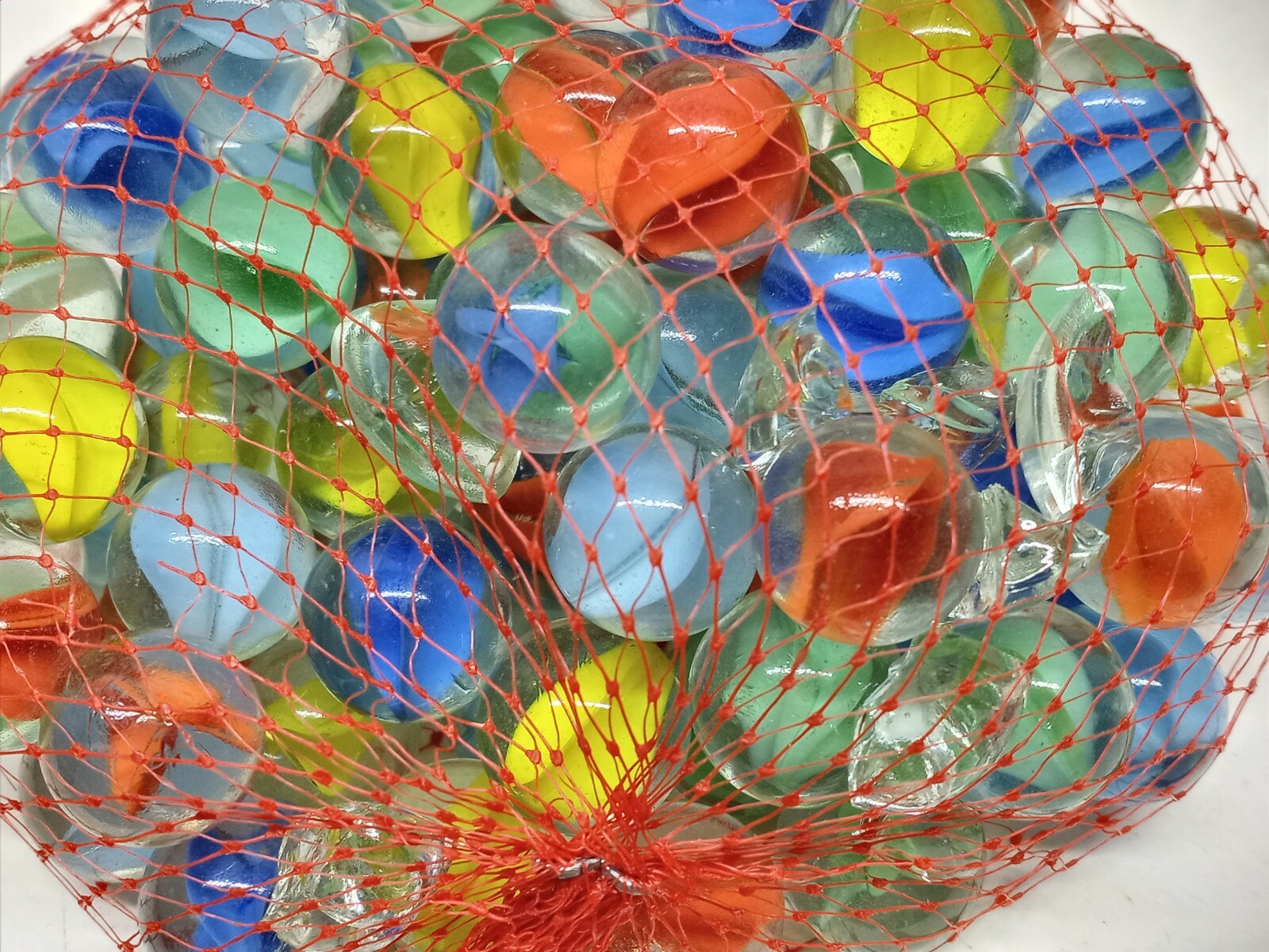 Vintage GLASS MARBLES 1981 BAG OF 98 IMPERIAL 7851