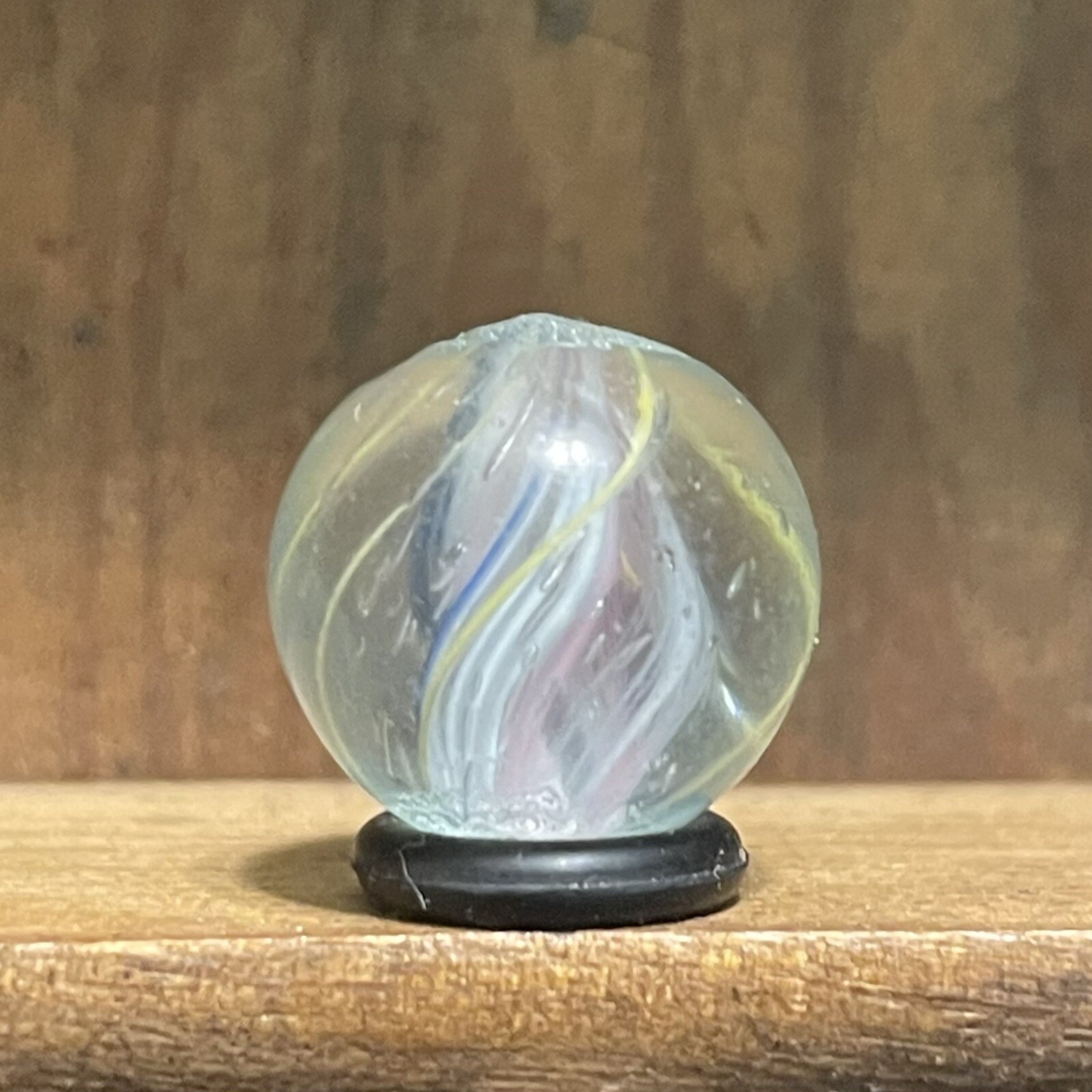 Antique Handmade Solid Core Swirl Marble 17/32” Mint(-) | (26)