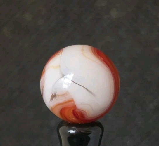 HTF VINTAGE CAIRO NOVELTY MARBLE 0.58″ MINT UV