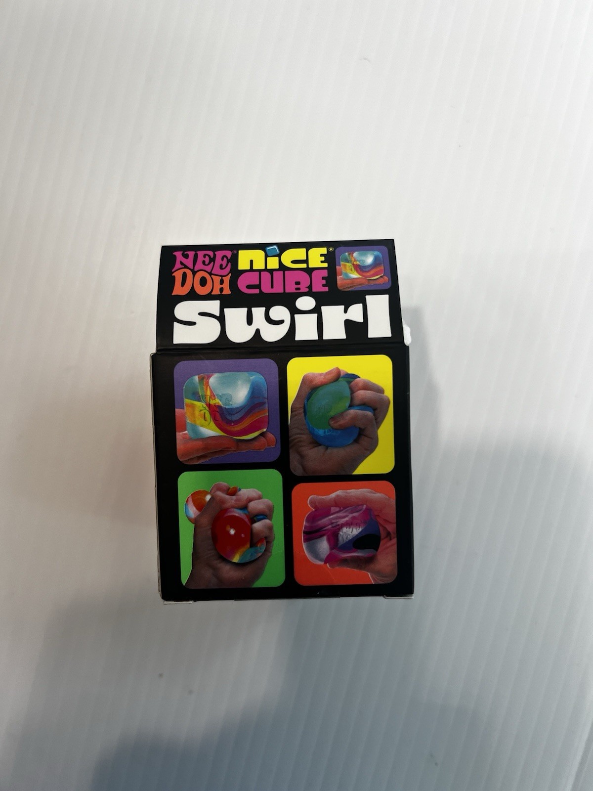 NeeDoh Nice Cube Swirl ORANGE Brand New Sealed!