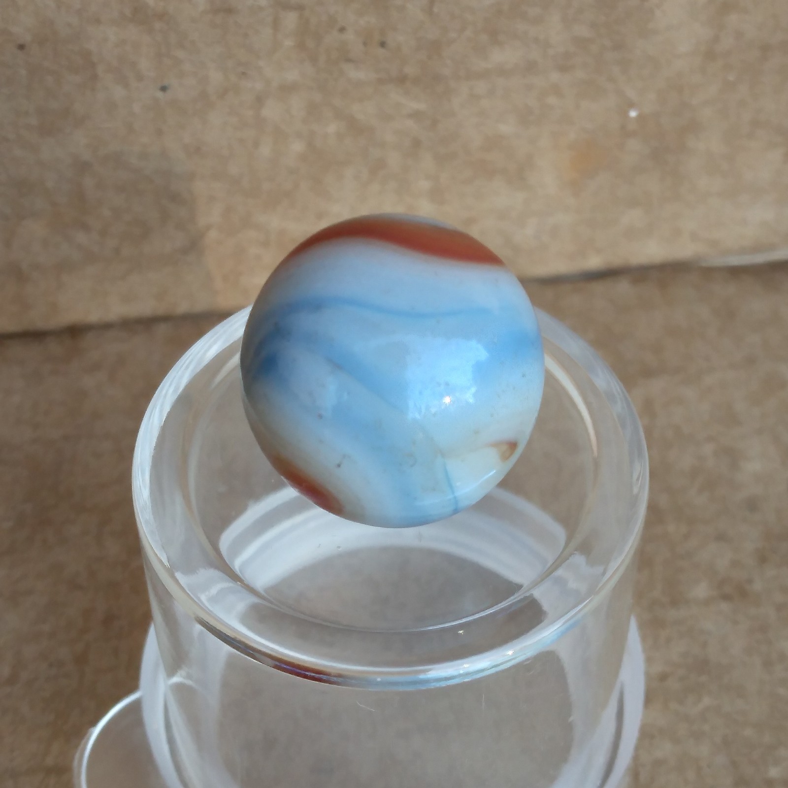 .58″ Vintage Marble- Red White Blue Liberty- Alley Ravenswood Heaton Champion