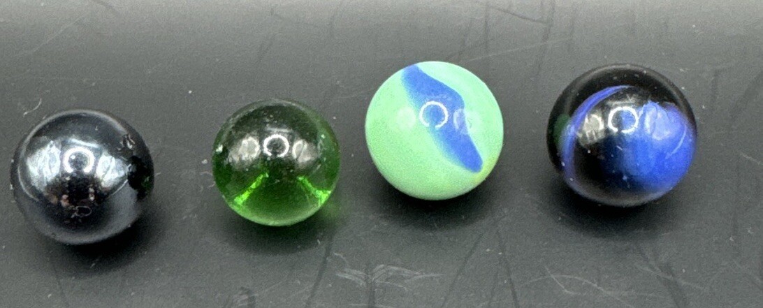 Lot of 80 Marbles. Mostly Swirl Design With A Few Unique Ones