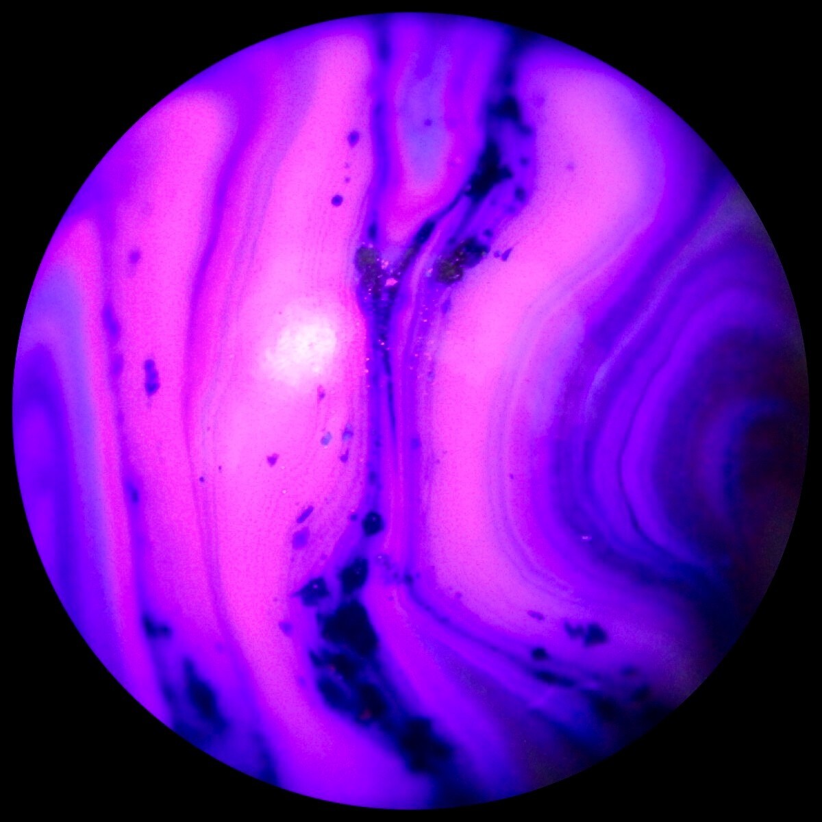 JABO Premium Opaque Marble Collector Series: Lavender Mica Watercolor