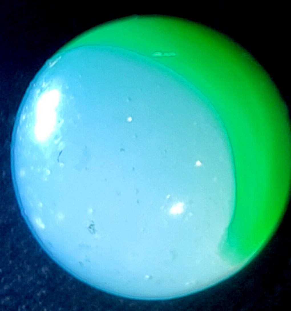 MASTER GLASS CO. MARBLES 0.63 COMET HEMET TRANSLUCENT WHISPY NM + – 3B/26