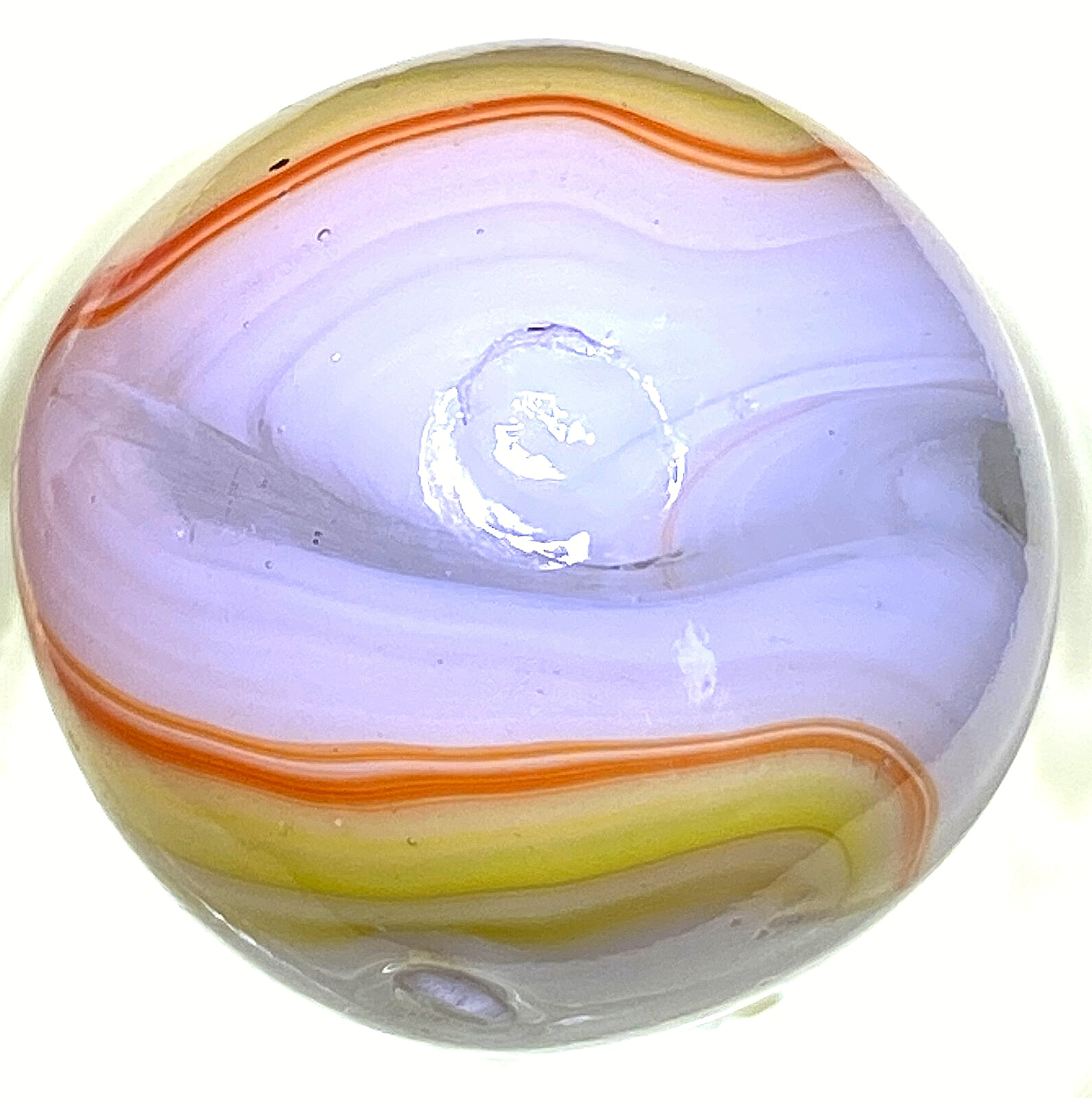 WV/DAS/SAMMY’S/JABO RARE COLORS TRANSPARENT WHISPY SWIRLED SHOOTER .71″ M215