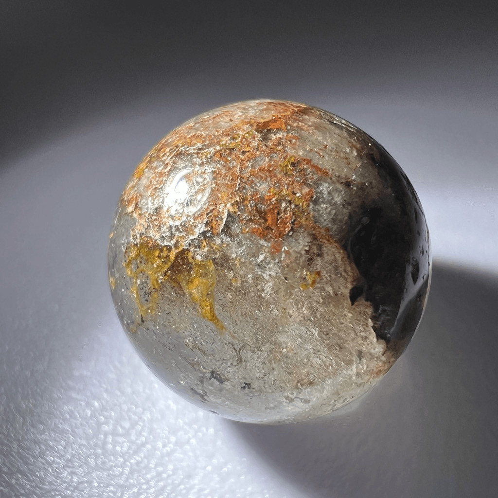 Garden Quartz Crystal Marble Sphere