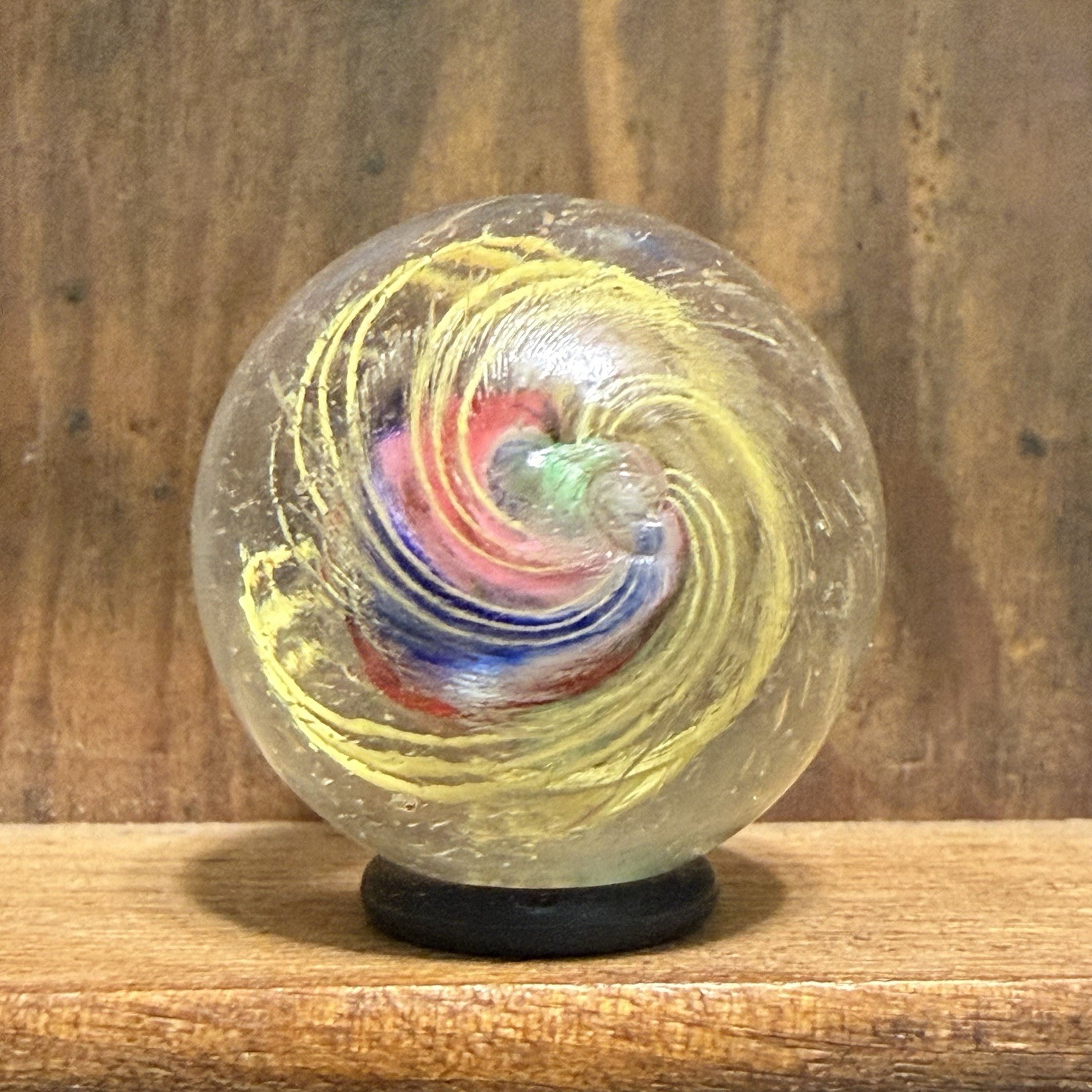 Antique Handmade Divided Core Marble 15/16” Near Mint(+) | 318