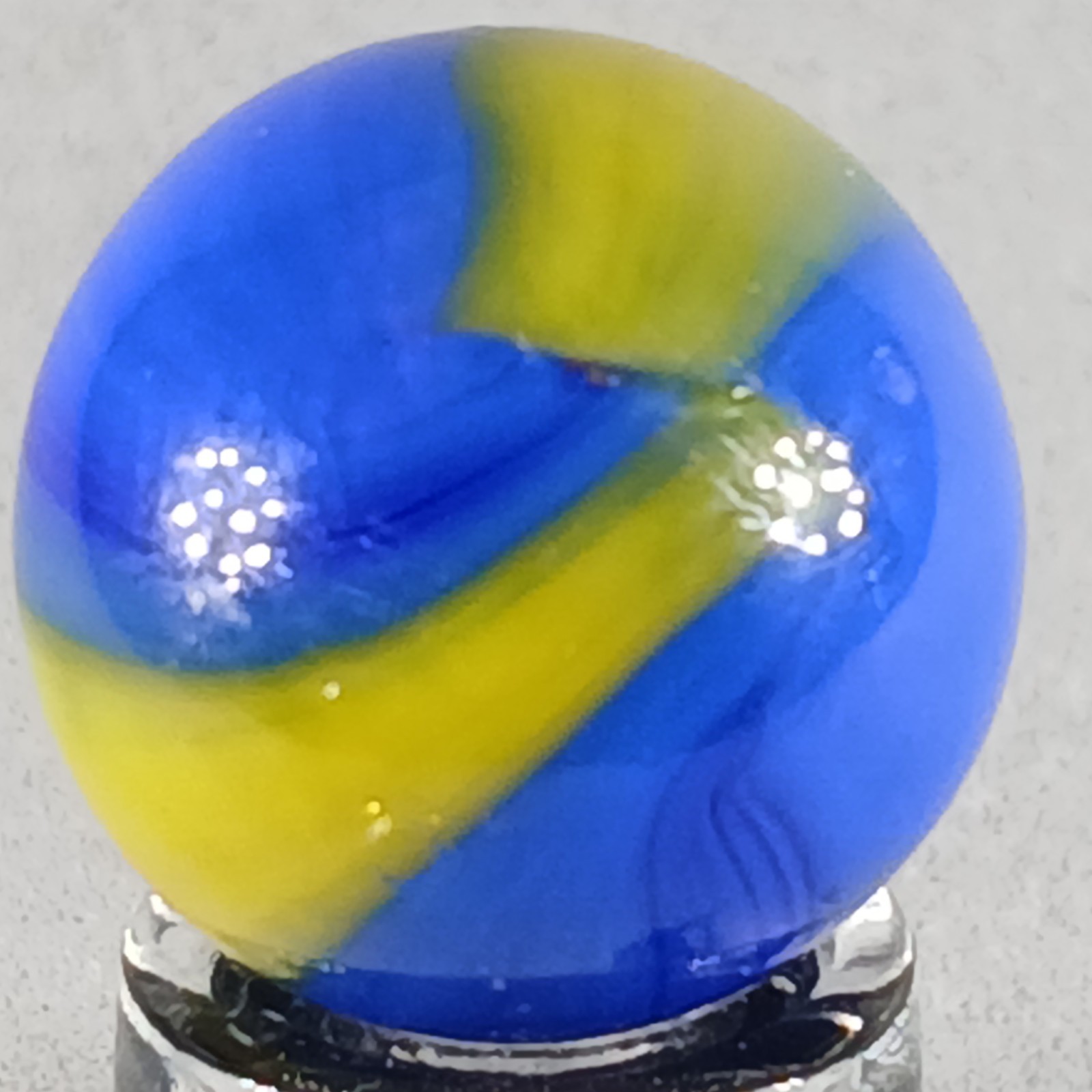 Vintage Imported Patch And Ribbon Marble .61 Inches Near-Mint Condition