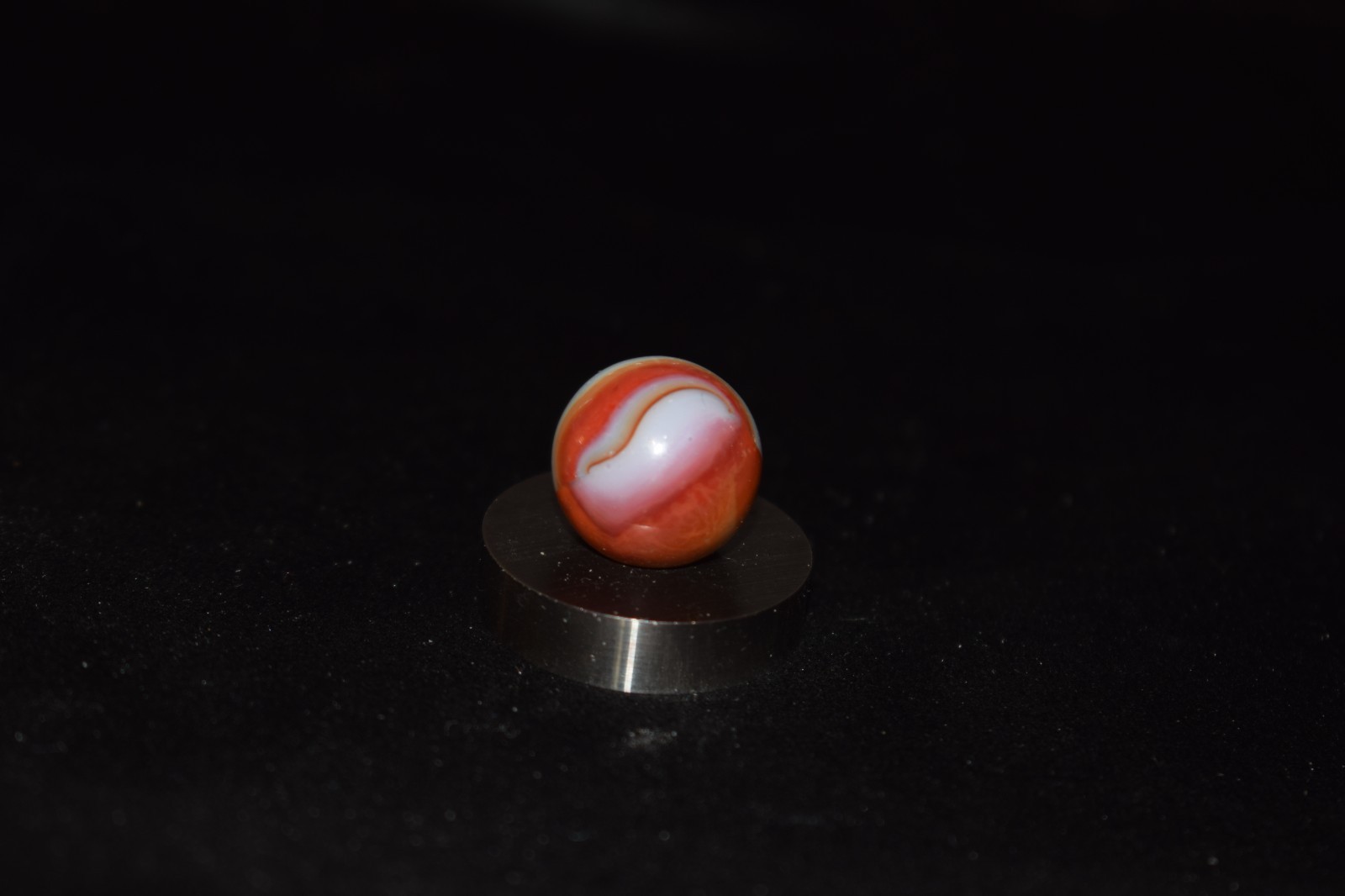 👽➖⏩Vintage NRL Peltier Rainbo Burnt🔴🕷🔵Spiderman collectors Marble .640″ MINT