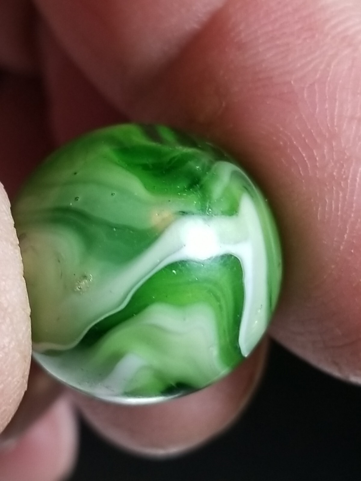 Christensen – 21/32″ – Striped Transparent Swirl – Mint Condition