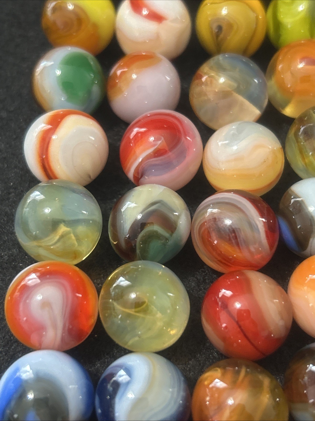 Lot of 50+ JABO, Inc. Classic Vintage Marbles c. 2000-2008 5/8″+/- /NM+/M Look!