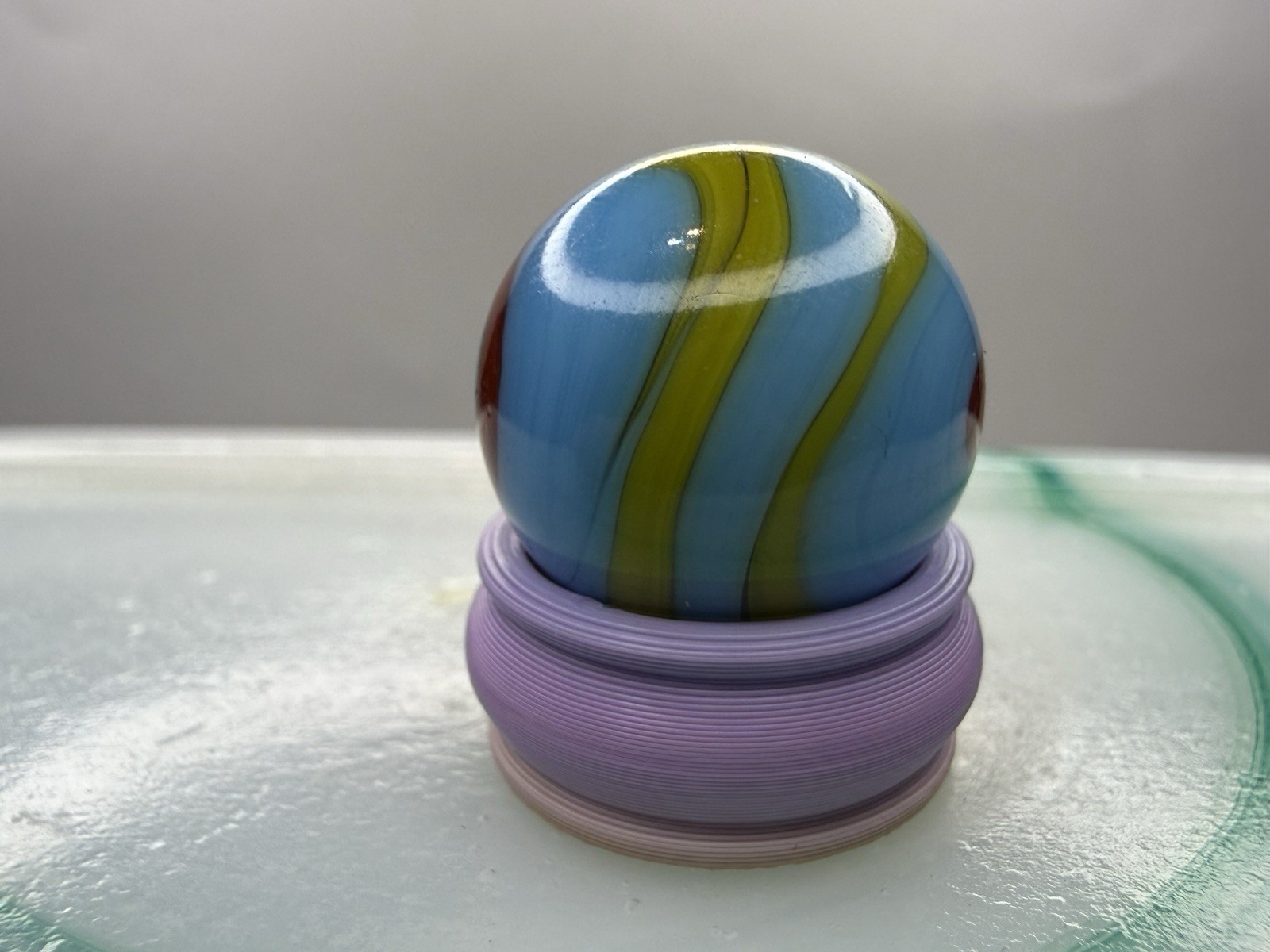 Glass Marble With Display Included lot #8467