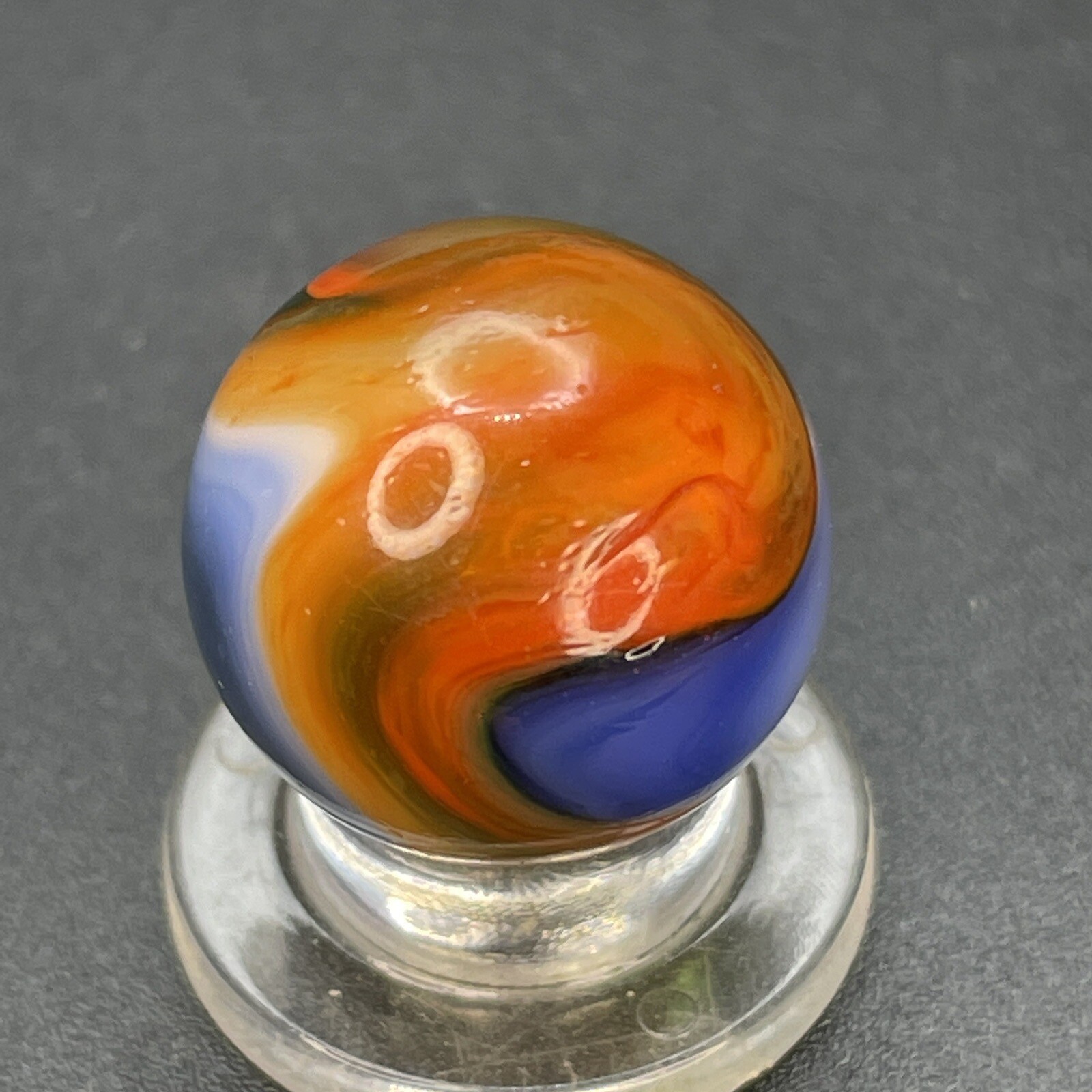 Peltier National Line Rainbo MCS Marble Vintage Marbles 0.629”