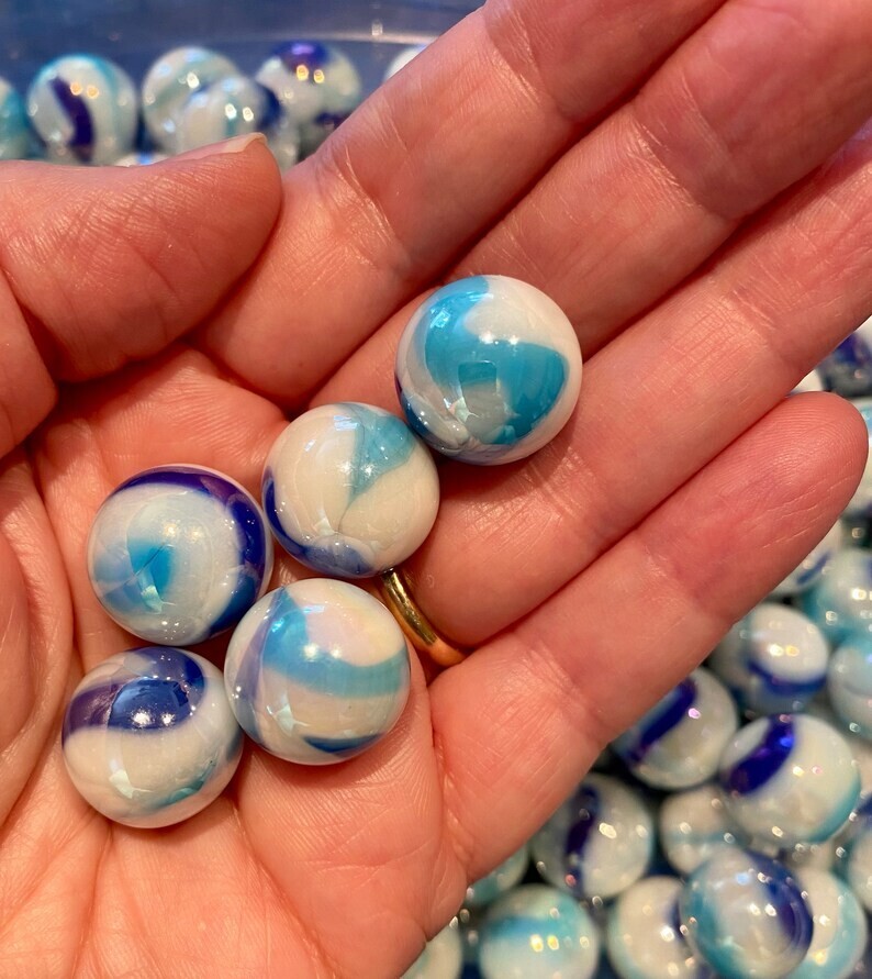 2 POUNDS 1 INCH “25mm” JELLYFISH MEGA / VACOR MARBLES