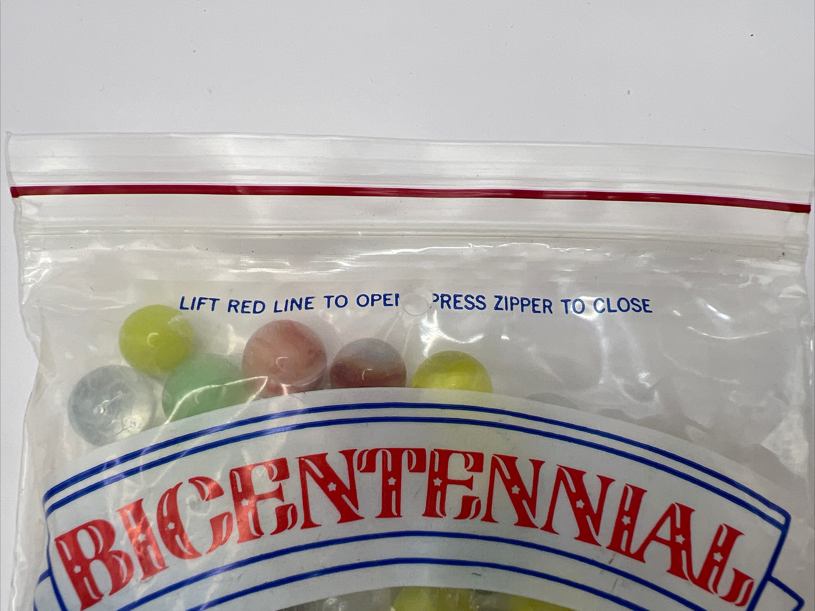 Marbles Bicentennial Collectors Pennsboro West Virginia Champion Agate Sealed T9