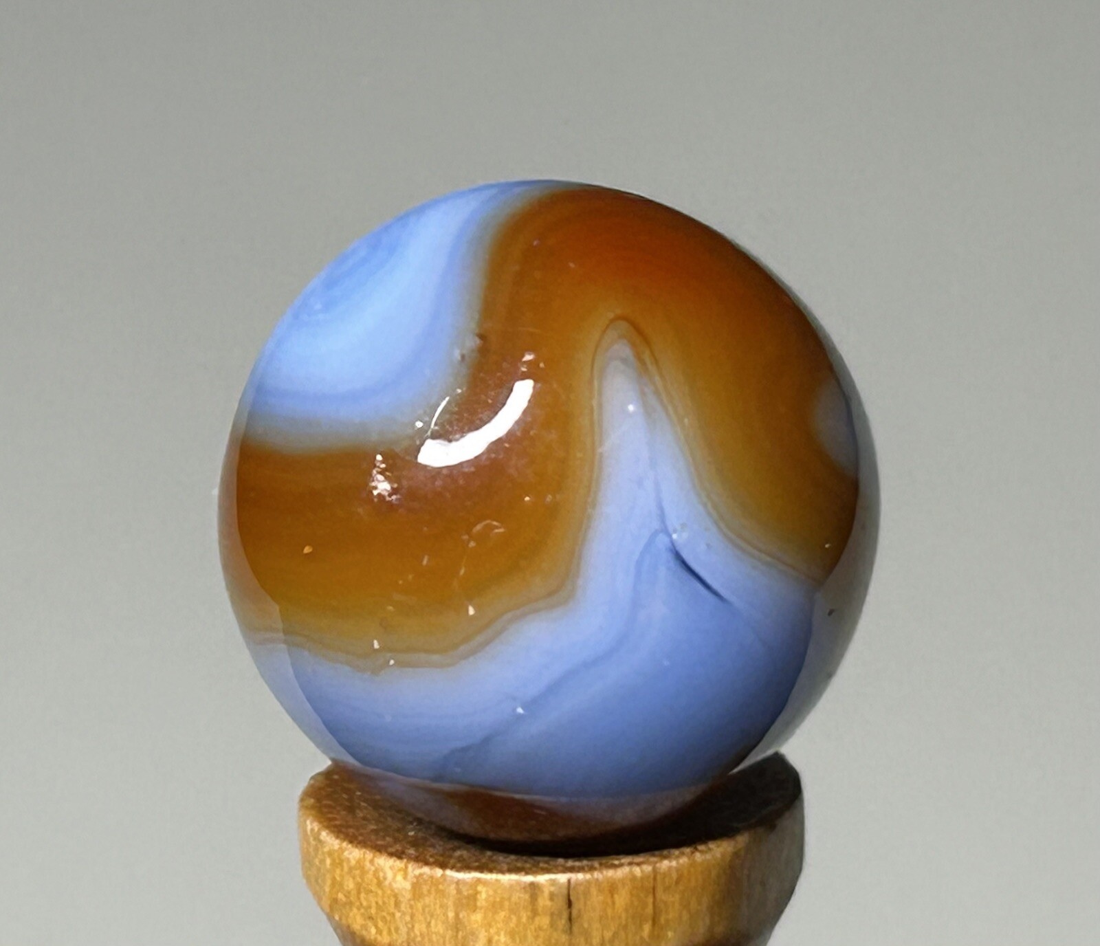 Heaton Agate Rotten Robin Swirl Marble .60” NM(+)