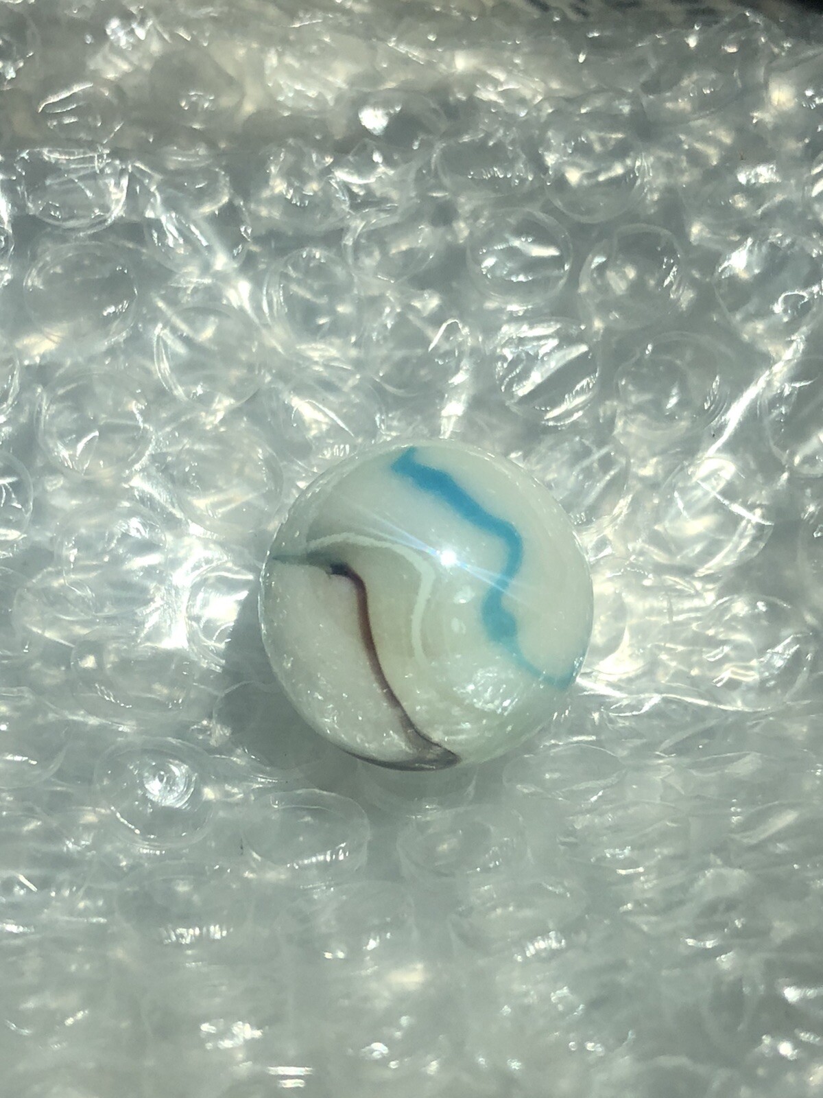 Deep Polished Pearl Marble With Beautiful Color Flows Size Large Quarter Radius.