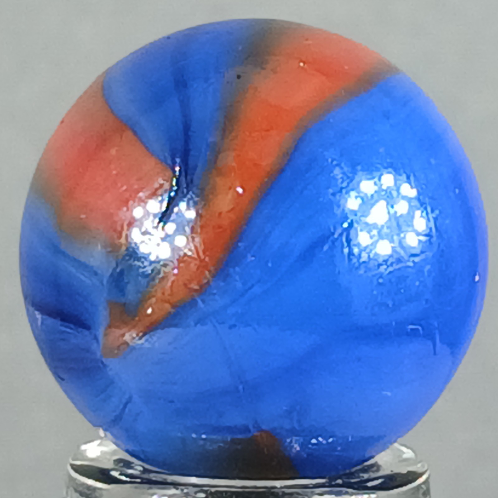 Vintage Imported Patch And Ribbon Marble .61 Inches Near-Mint Condition