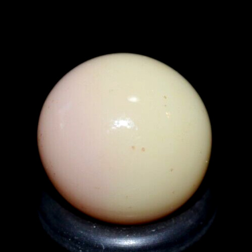 GLASS MARBLE/.594″-CRAZY BRIGHT BLACKLIGHT-PINK,CREAM URANIUM/WORLDWIDE SHIPPING