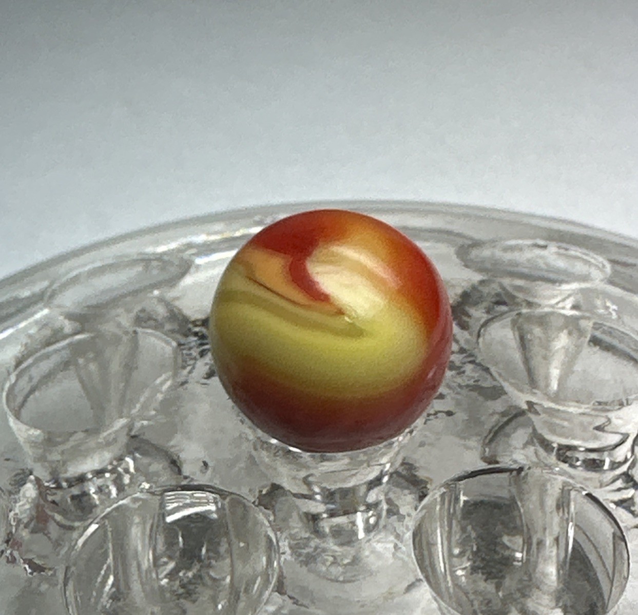 195 Akro Agate Prize Name Vintage Marble! Mint .650”