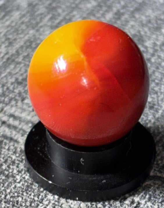 VTG Master Made Meteor Marble .54” Tiny Internal Fracture See Pics