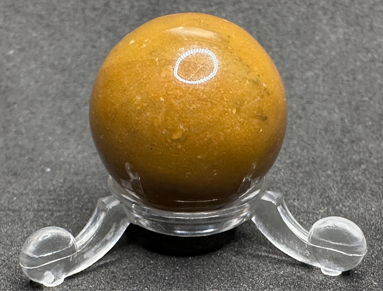 Vintage Natural STONE Agate Marble – Beautiful Solid TAN Color – .92″ SHOOTER!